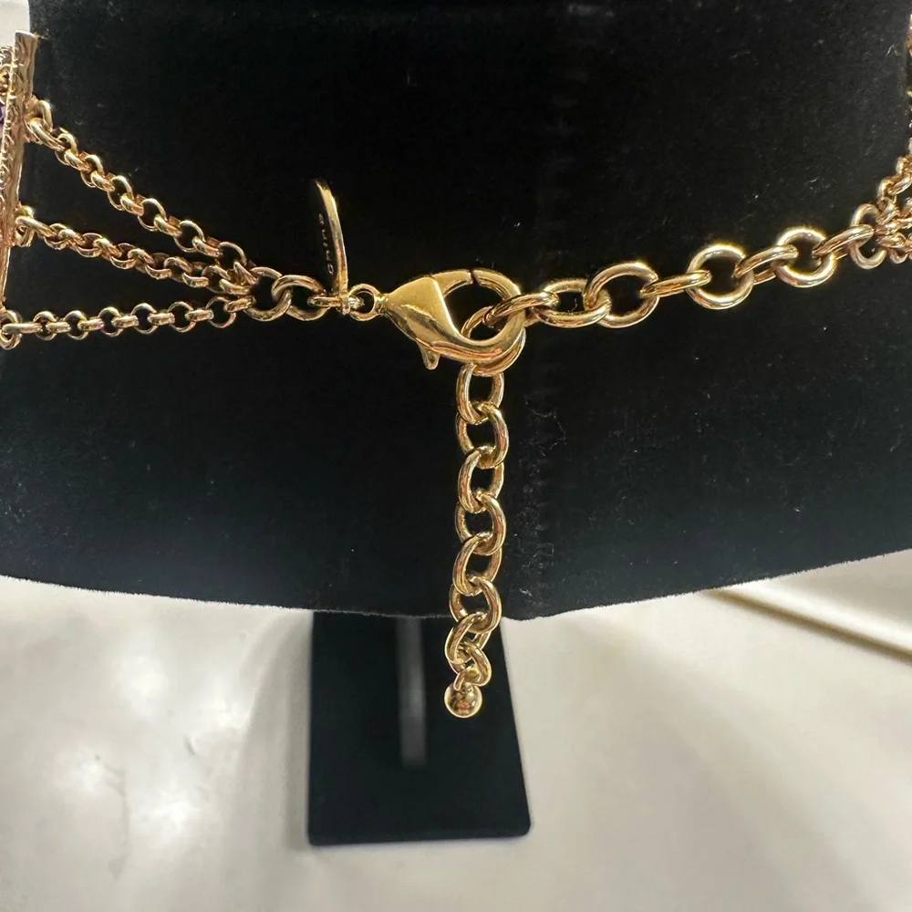 Joan Rivers Amethyst and Gold Layered Necklace - Picture 2 of 7